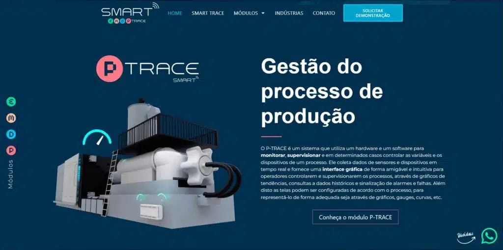 Criação de site para empresa em São Paulo SP Gestão Industrial Design 3